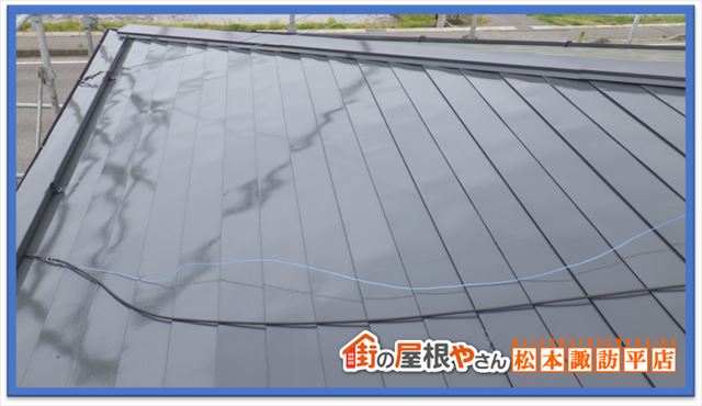 塩尻市屋根塗装　完工